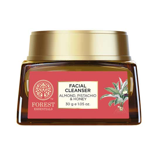 Forest Essentials Facial Cleanser Almond, Pistachio & Honey (30 g)
