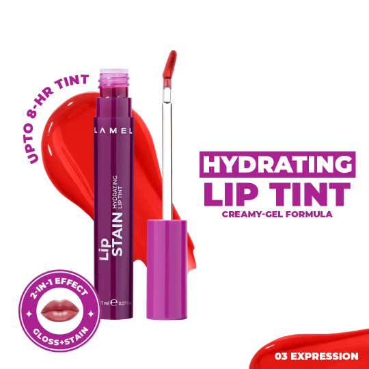 Lamel Lip Stain Hydrating Lip Tint - 03 Expression (2.7 g)