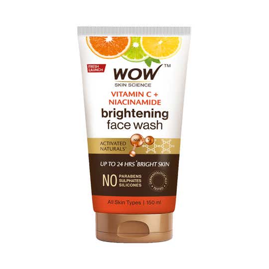 WOW SKIN SCIENCE Brightening Vitamin C & Niacinamide Face Wash (150 ml)