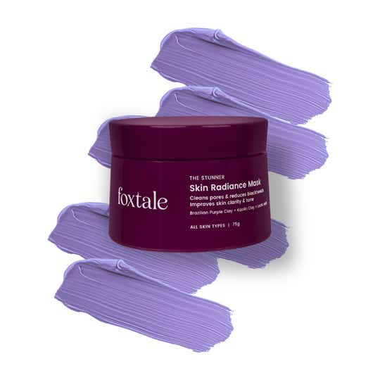 Foxtale The Stunner Skin Radiance Mask Cleans Pores & Reduces Blackheads Improve Skin Clarity (75 g)