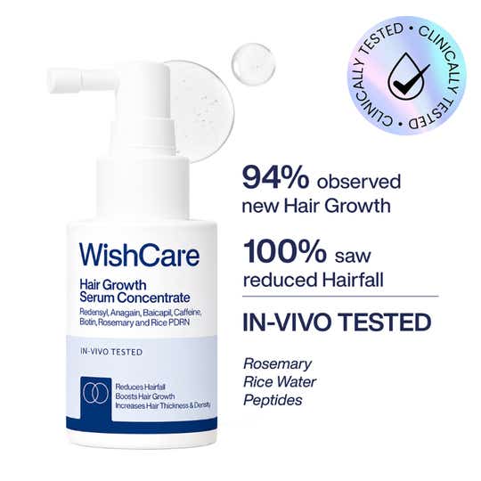 WishCare Hair Growth Serum Concentrate with Redensyl In Vivo Tested Boosts Hair Growth (30 ml)