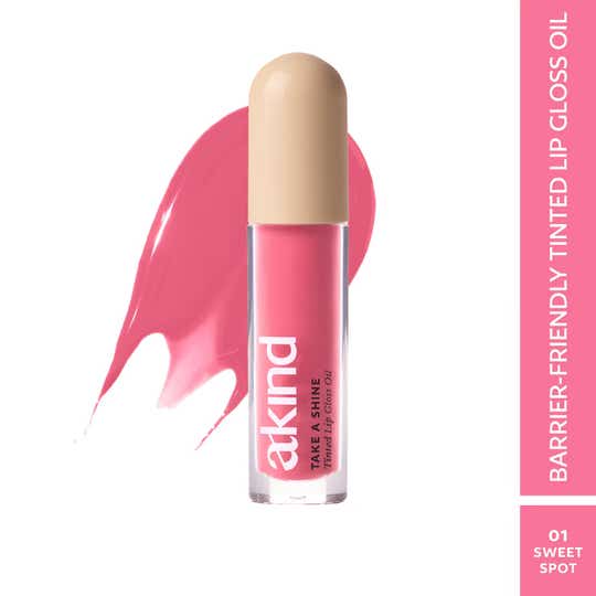 Akind Take A Shine Lip Gloss Oil, Hydrating & Lip Barrier-Friendly - Sweet Spot (4 ml)