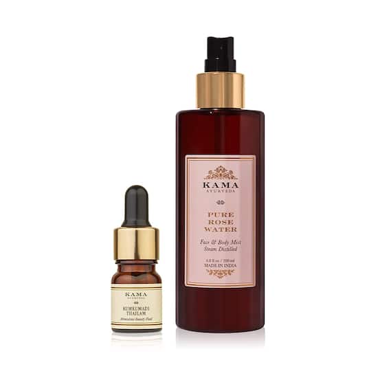 Kama Ayurveda Pure Rosewater & Kumkumadi Serum Combo