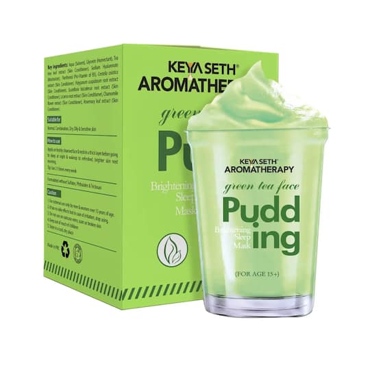 Keya Seth Aromatherapy Green Tea Face Pudding Brightening Sleeping Mask (100g)