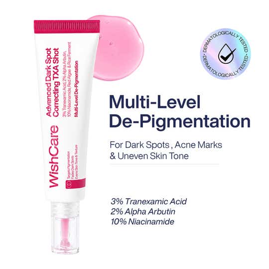 WishCare Advanced Dark Spot Correcting TXA Shot Serum, Alpha Arbutin & Niacinamide (30 ml)