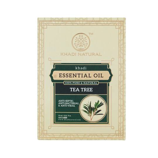 Khadi Natural Tea Tree Essential Oil (15ml)