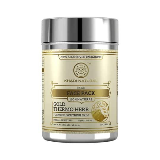 Khadi Natural Gold Thermo Herb Face Pack (100g)