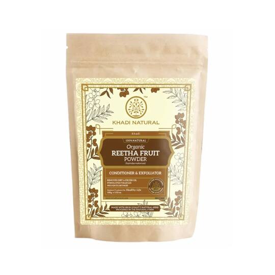 Khadi Natural Reetha Fruit Organic Powder (100g)