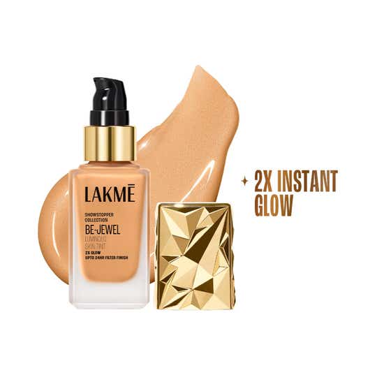 Lakme Be-Jewel Luminous Skin Tint Up to 2X Luminous Glow - Warm Creme (25 ml)