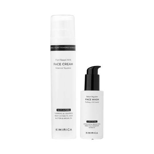 Kimirica Brightening Face Cream And Face Wash Duo Combo