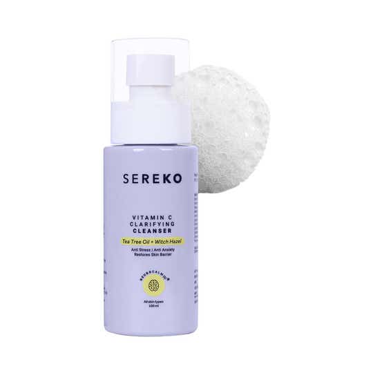 Sereko Vitamin C Face Wash with Tea Tree Oil and Witch Hazel  (100 ml)