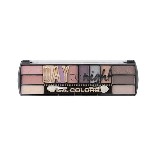 L.A. Colors Day To Night 12 Color Eyeshadow Palette - Dawn (8g)