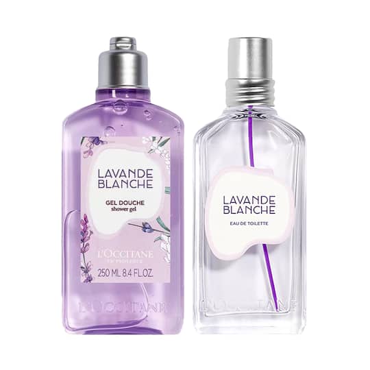 L'occitane White Lavender Shower & Scent Duo Shower Gel & EDT Combo