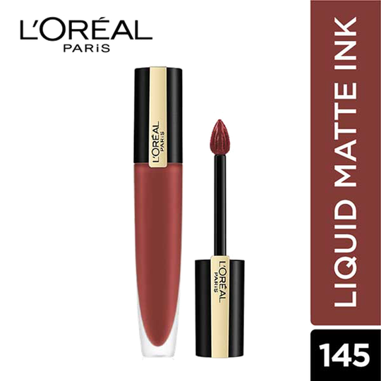 L'Oreal Paris Rouge Signature Matte Liquid Lipstick - 145 I Convince (7g)