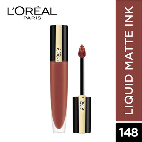 L'Oreal Paris Rouge Signature Matte Liquid Lipstick - 148 I Hunt (7g)