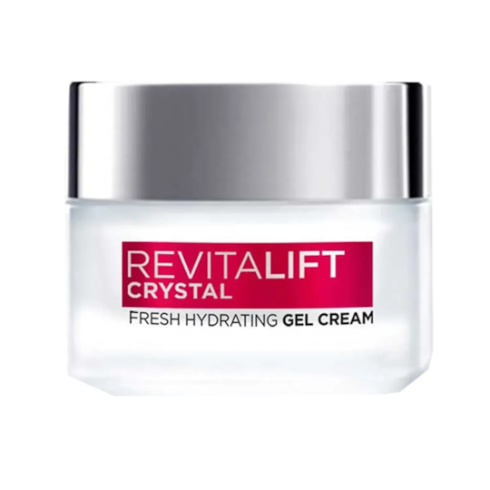 L'Oreal Paris Revitalift Crystal Fresh Hydrating Gel Cream | Oil-Free Face Moisturizer With Salicylic Acid | 50 ml