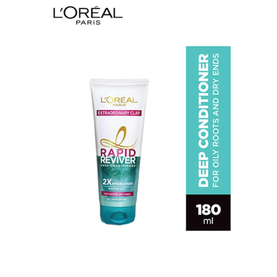 L'Oreal Paris Rapid Reviver Extraordinary Clay Deep Conditioner, 180ml