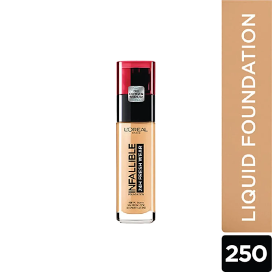 L'Oreal Paris Infallible 32H Fresh Wear Foundation, 250 Radiant Sand