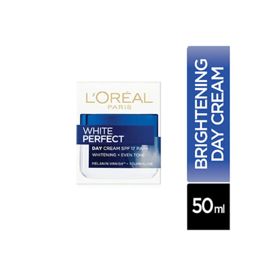 L'Oreal Paris Aura Perfect Day Cream with SPF 17 PA++ | Face Cream with Vitamin C & Tourmaline Gemstone | For all skin types