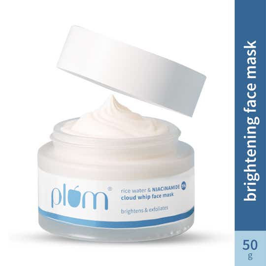 Plum Rice Water & 5% Niacinamide Cloud Whip Face Mask (50 g)