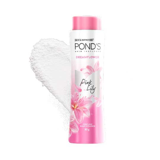 Pond's Dreamflower Fragrant Pink Lily Talc Powder - (100g)