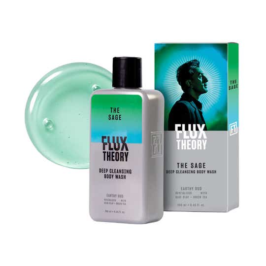 FLUX THEORY The Sport De-Tan Body Wash for Bright Moisturised Skin with 5% Niacinamide (250 ml)