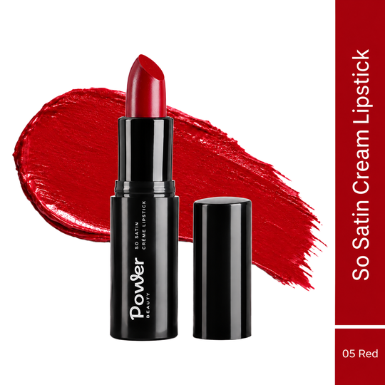 Power Beauty So Satin Cream Lipstick - Red 05 (4 g)