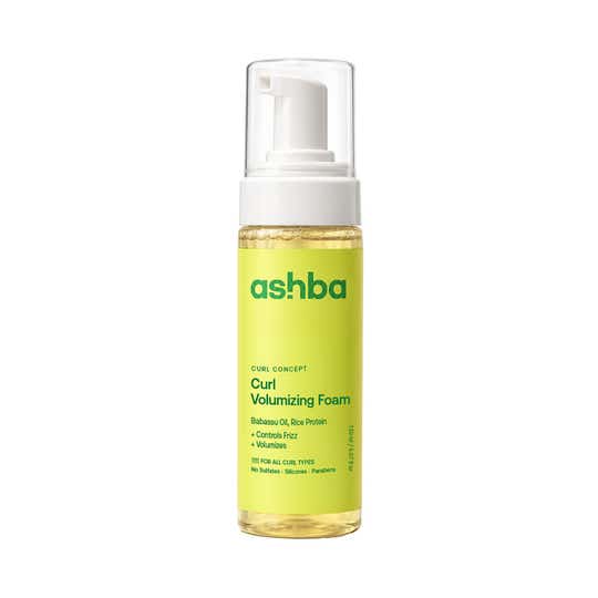 Ashba Curl Concept Curl Volumizing Foam for Curly Wavy Hair, Frizz Control & Definition (150 ml)