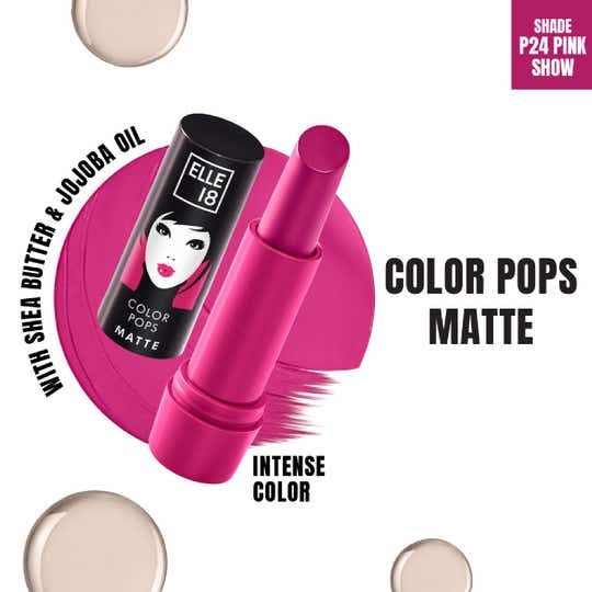 Elle 18 Color Pop Matte Lip Color - P24 Pink Show (4.3g)