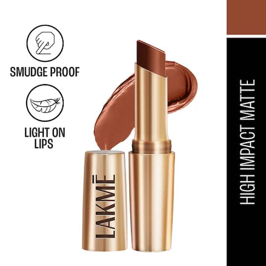 Buy Lakme 9 To 5 Primer Matte Lip Color Rustic Brown 3.6g Online at Best Price in India on Tira Website App