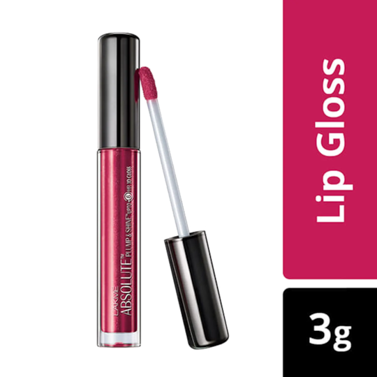 Lakme Absolute Plump & Shine Lip Gloss - Red Shine (3g)