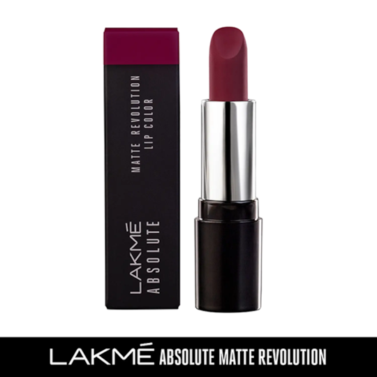 Lakme Absolute Matte Revolution Lip Color - 502 Burgundy Blast (3.5g)