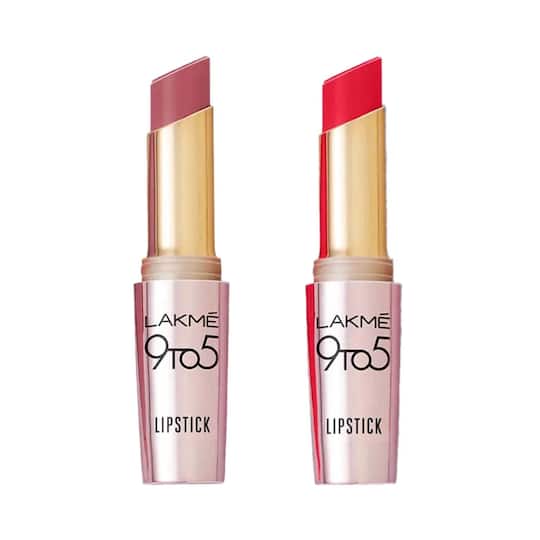 Lakme Primer & Matte Festive Lips Combo