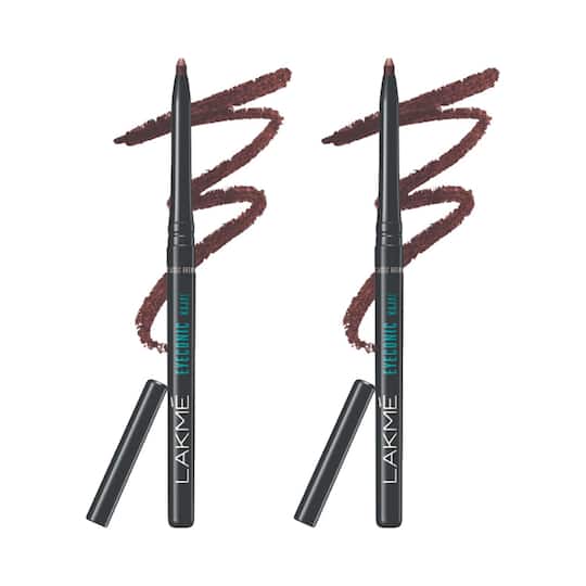 Lakme Eyeconic Classic Brown Kajal - Pack of 2 Combo