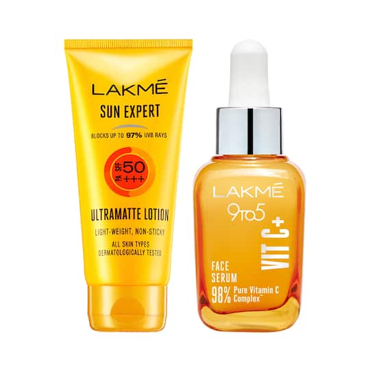 Lakme Vitamin C Serum & Matte Lotion Sunscreen