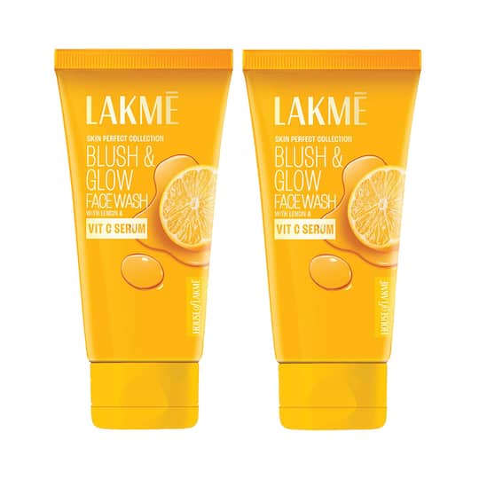 Lakme Blush and Glow Lemon Gel Face Wash Combo