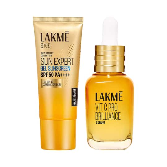 Lakme 9To5 Vit C + Serum + Gel Sunscreen Combo
