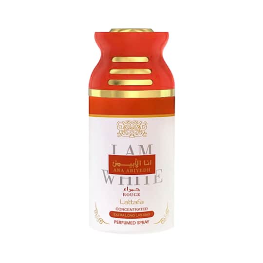 Lattafa Ana Abiyedh Rouge Extra Long Lasting Concentrated Perfumed Deodorant Spray - (250ml)