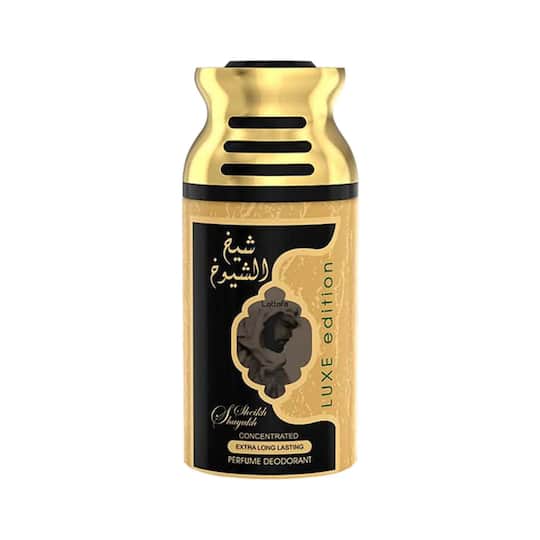 Lattafa Sheikh Al Shuyukh Luxe Edition Extra Long Lasting Concentrated Perfumed Deodorant Spray - (250ml)