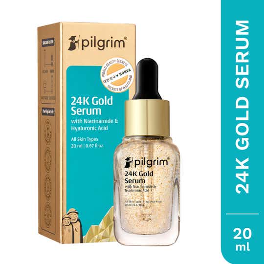 Pilgrim 24K Gold Serum With Niacinamide & Hyaluronic Acid (20 ml)