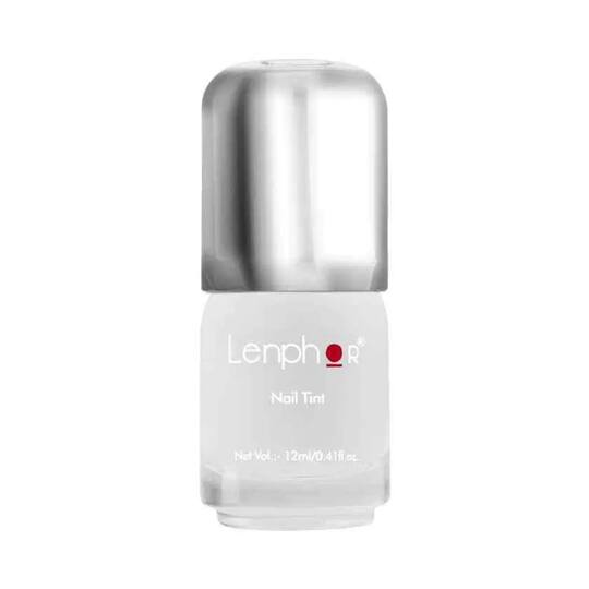 Lenphor Nail Tint - 50 Clear Snow (12ml)