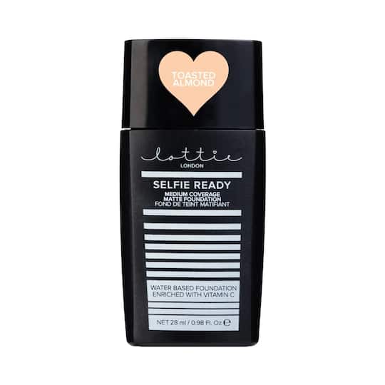 Lottie London Selfie Ready Medium Coverage Matte Foundation - Toasted Almond (28ml)