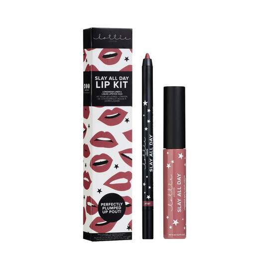Lottie London Slay All Day Lip Kit - TBT (1.10g + 6ml)