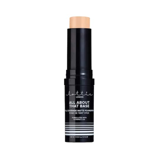 Lottie London All About That Base Full Coverage Matte Foundation Stick - Light Beige (9g)