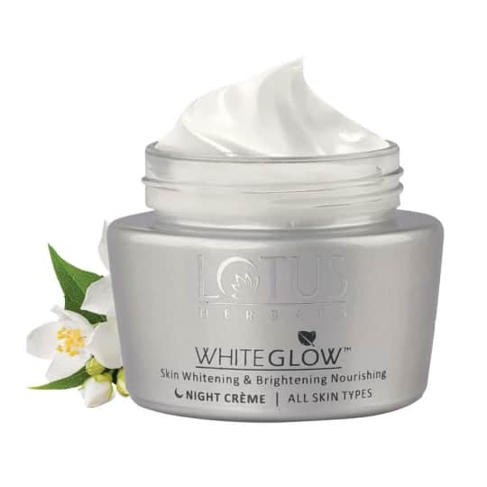 Lotus Herbals Whiteglow Skin Whitening & Brightening Nourishing Night Creme - (60g)