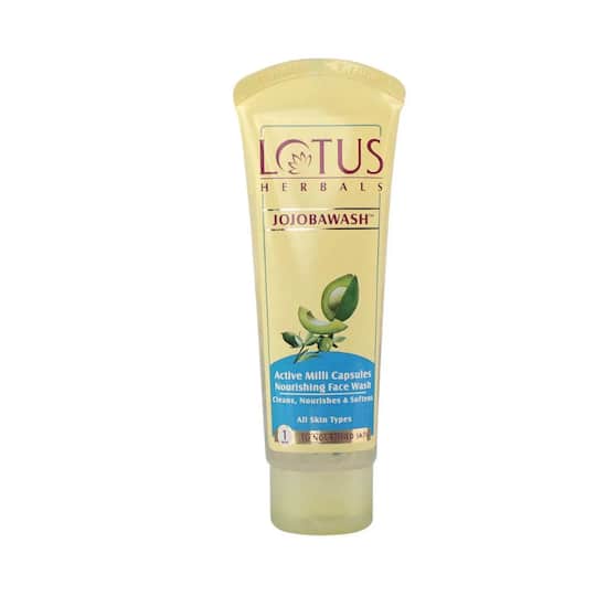 Lotus Herbals Jojobawash Active Milli Capsules Nourishing Face Wash - (120g)