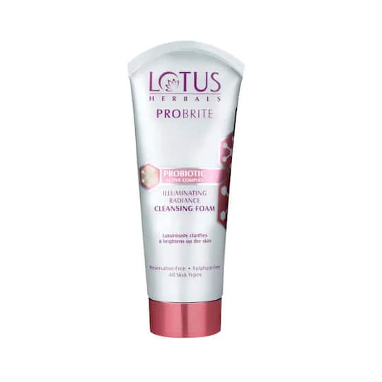 Lotus Herbals Probrite Illuminating Radiance Cleansing Foam - (100g)