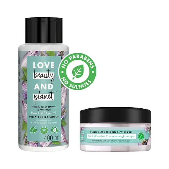 LOVE beauty AND planet Onion Shampoo & Hair Mask Combo