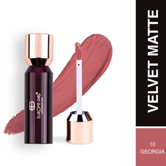 Europe Girl Velvet Matte Liquid Lipstick - Georgia 10 (3.5 g)