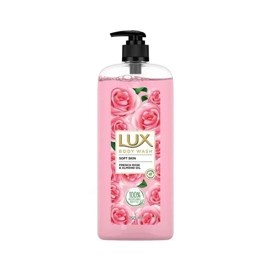 Lux French Rose Fragrance & Almond Oil Body Wash - (750ml)